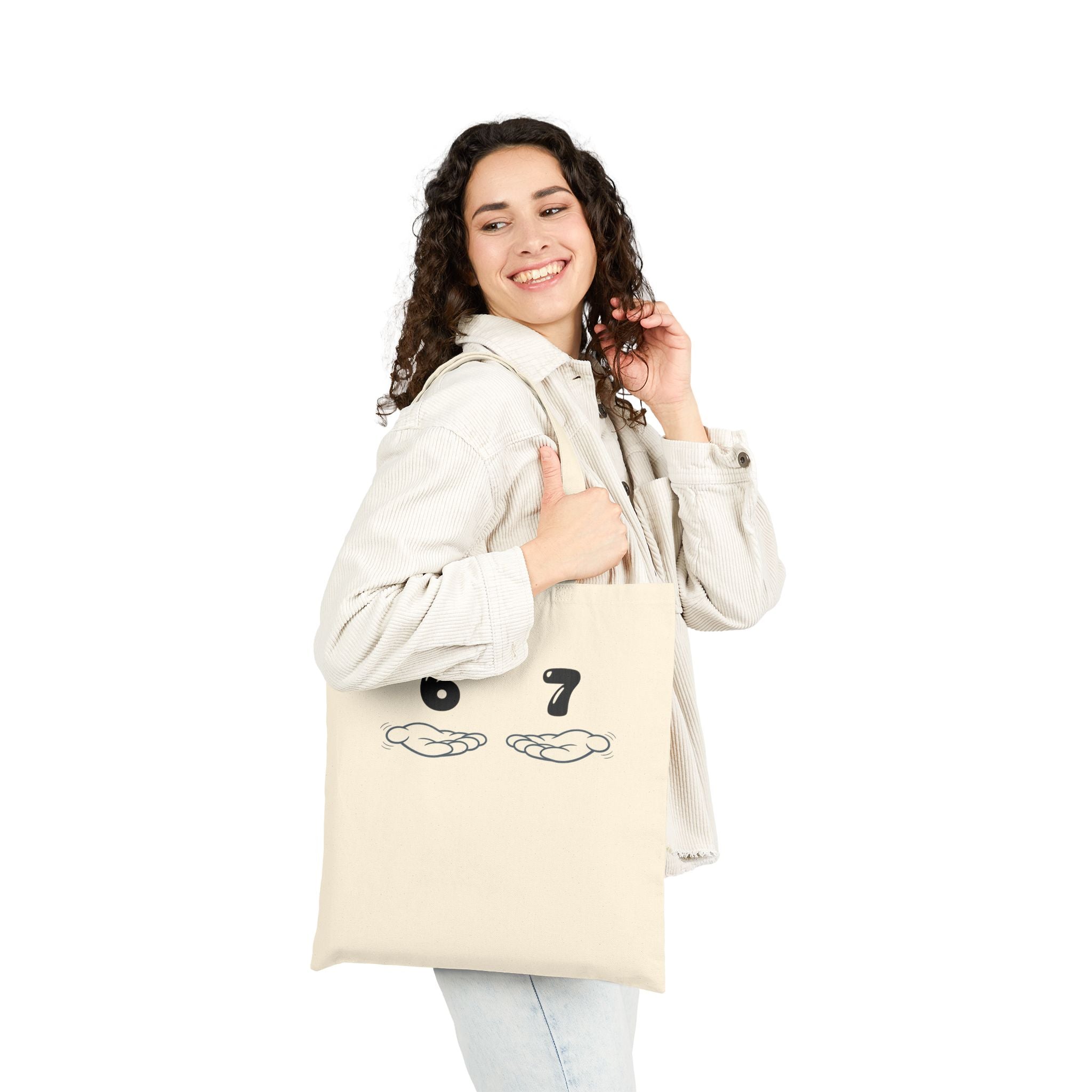 6 7 Cotton Canvas Tote Bag