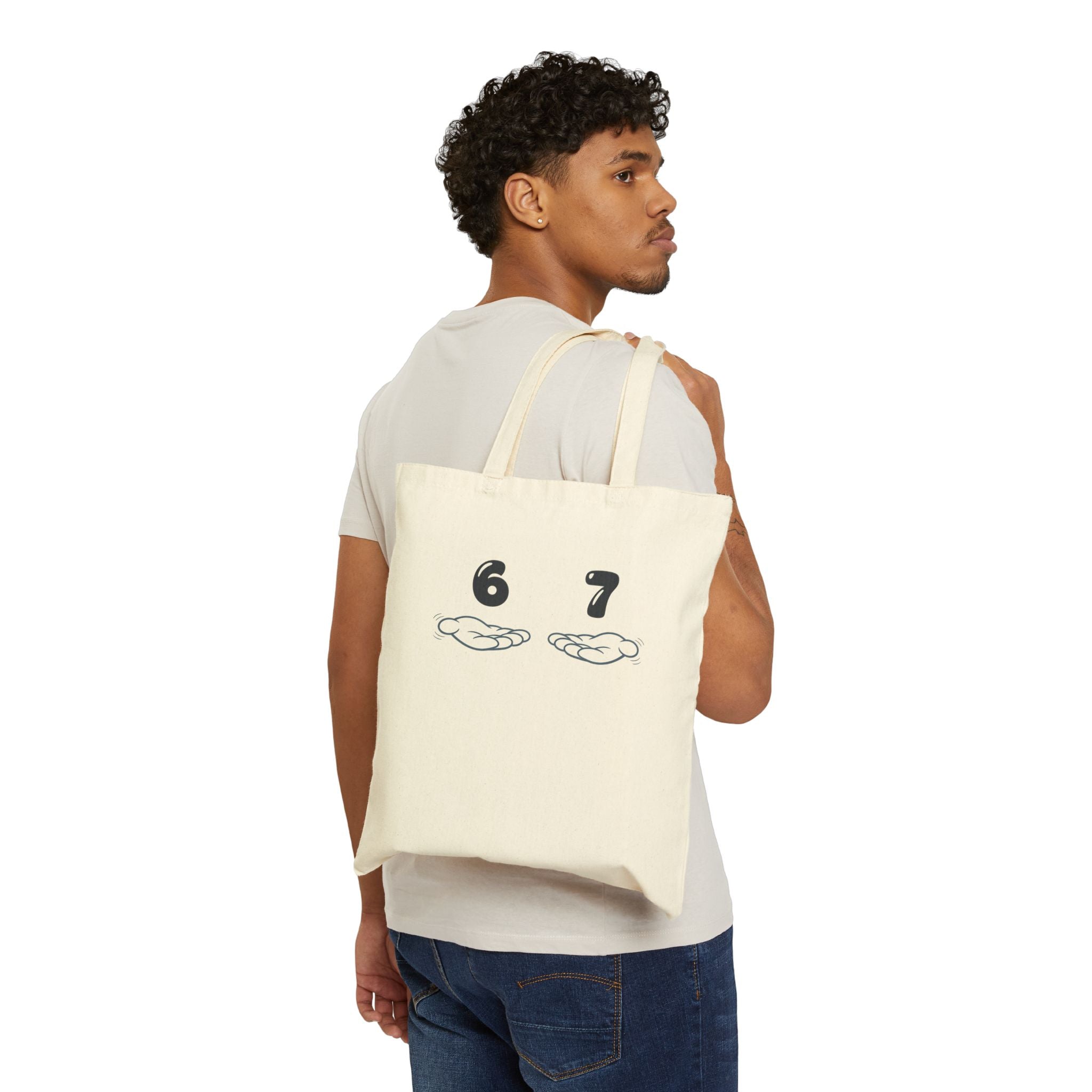 6 7 Cotton Canvas Tote Bag