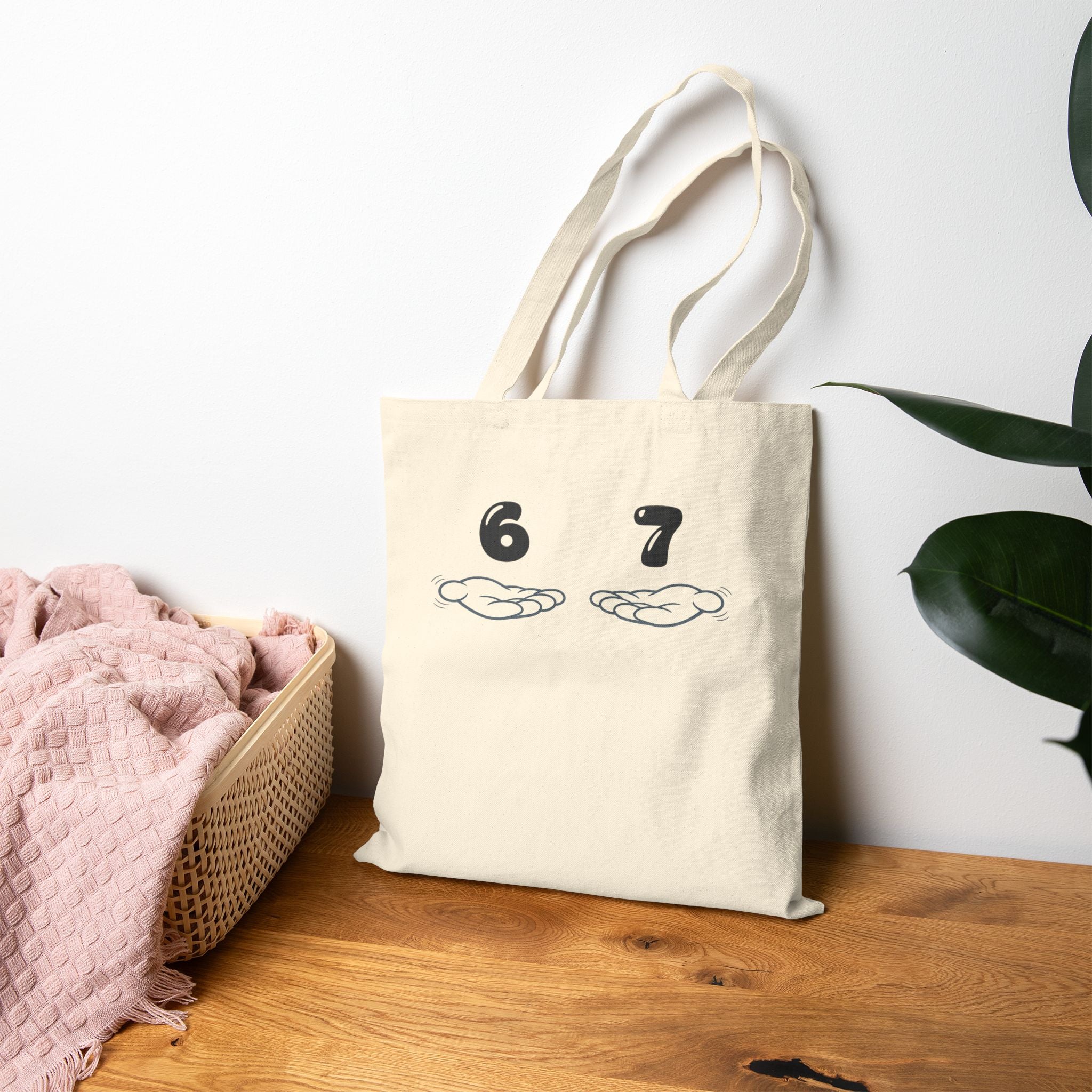 6 7 Cotton Canvas Tote Bag