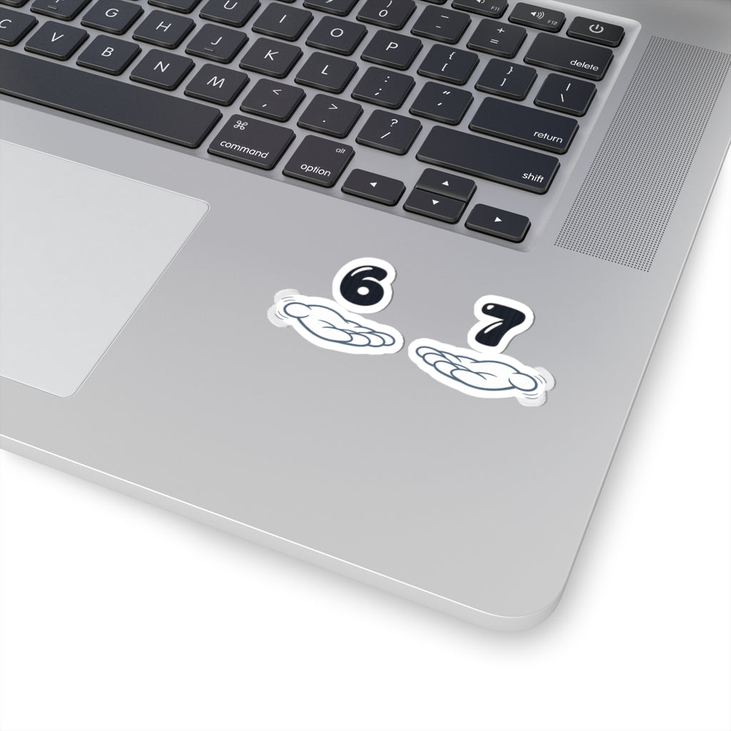 6 7 Kiss-Cut Stickers
