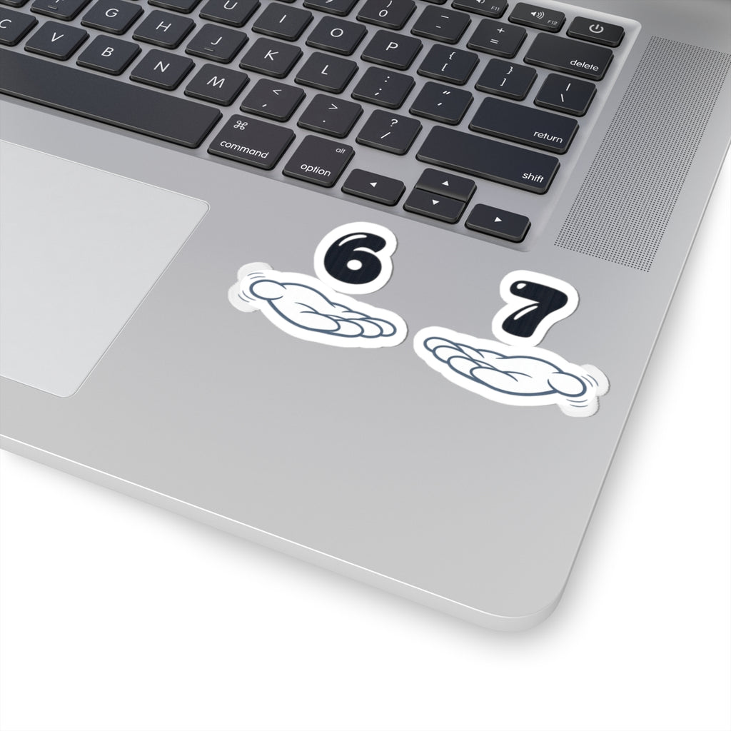 6 7 Kiss-Cut Stickers