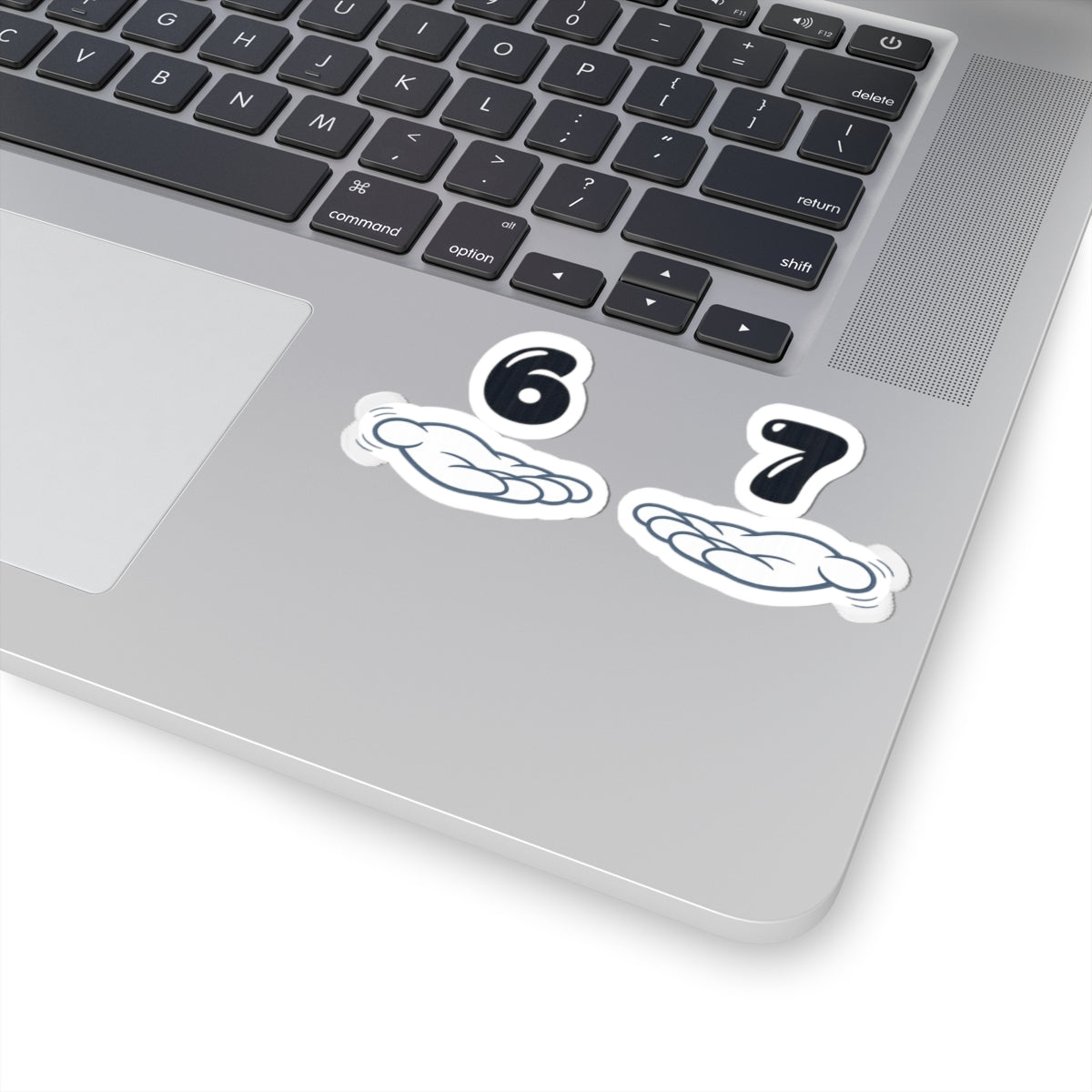 6 7 Kiss-Cut Stickers