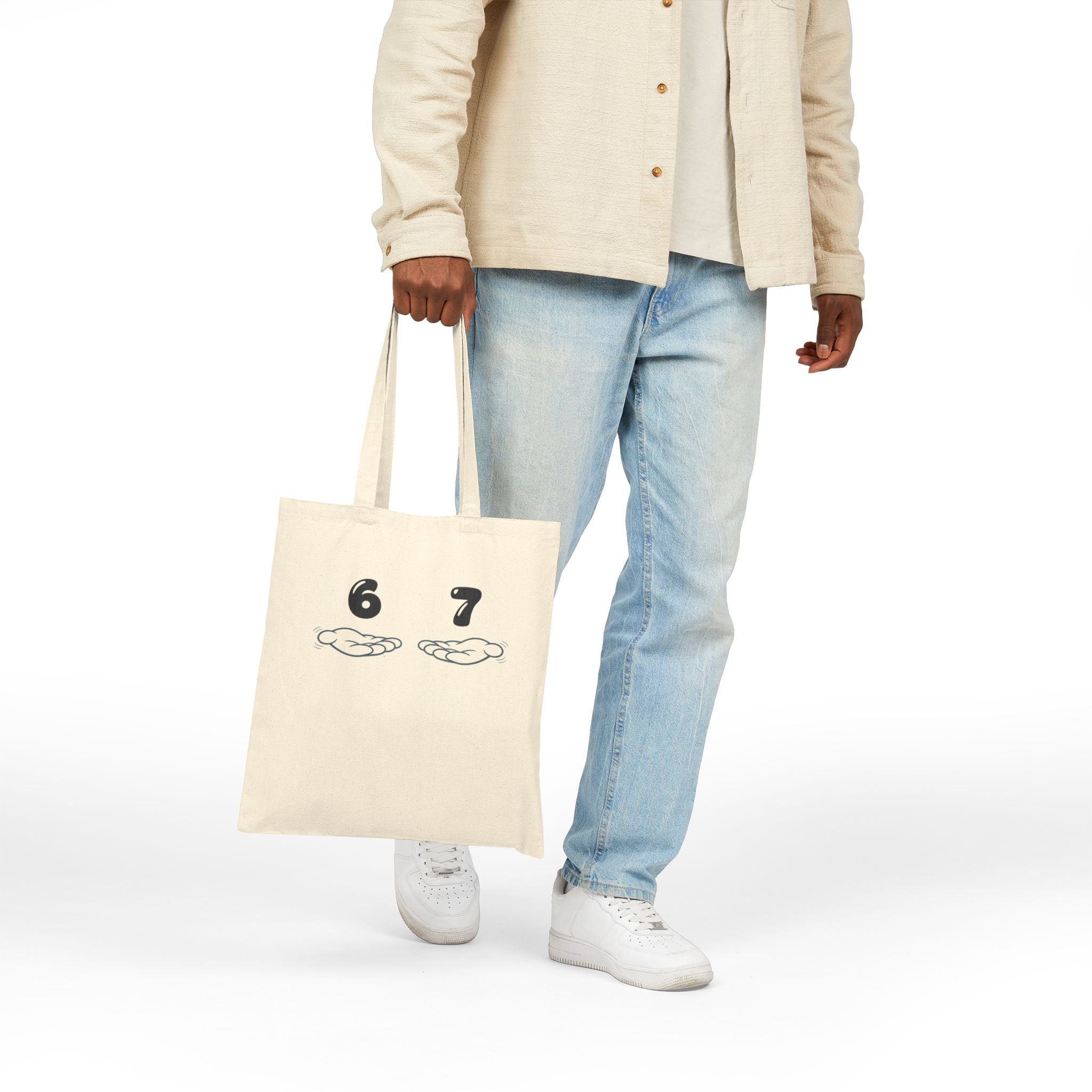 6 7 Cotton Canvas Tote Bag