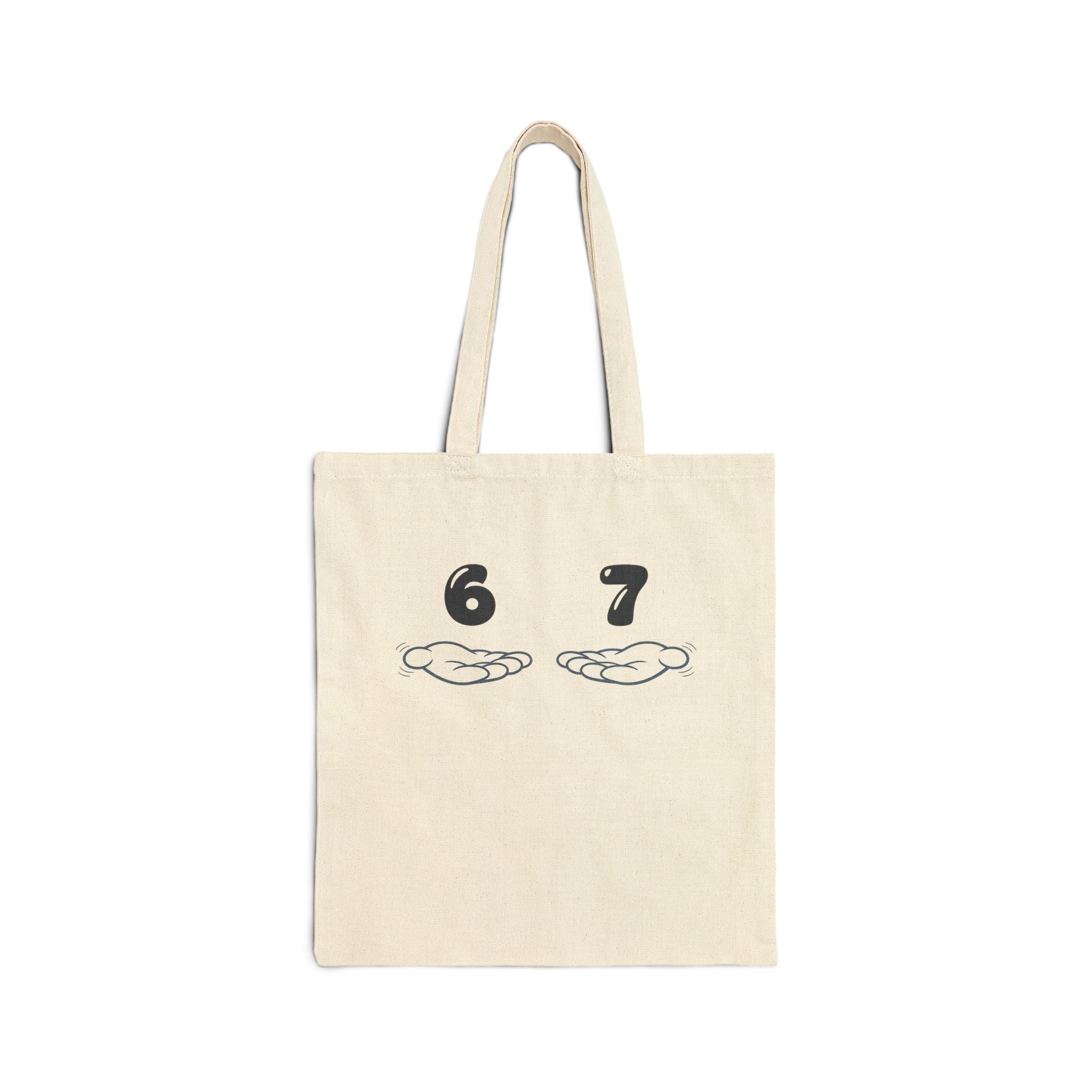 6 7 Cotton Canvas Tote Bag